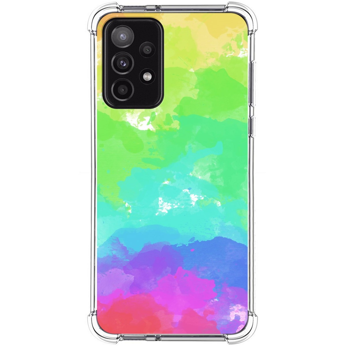 Funda Silicona Antigolpes para Samsung Galaxy A52 / A52 5G / A52s 5G diseño Acuarela 03 Dibujos