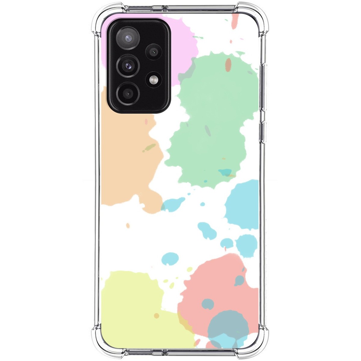 Funda Silicona Antigolpes para Samsung Galaxy A52 / A52 5G / A52s 5G diseño Acuarela 05 Dibujos