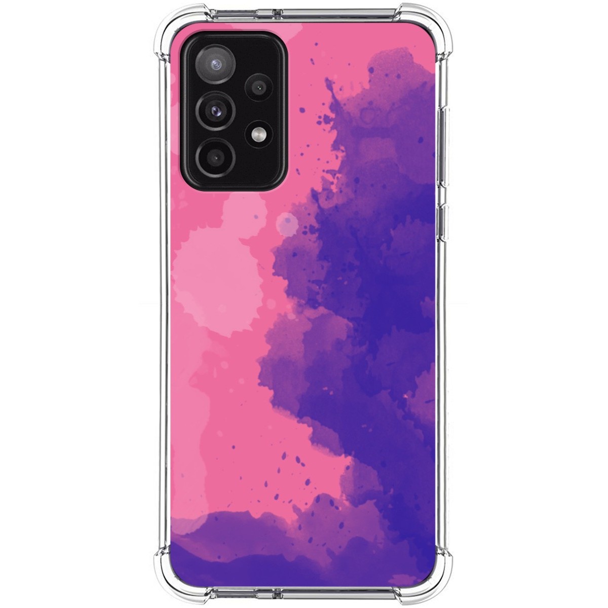 Funda Silicona Antigolpes para Samsung Galaxy A52 / A52 5G / A52s 5G diseño Acuarela 07 Dibujos