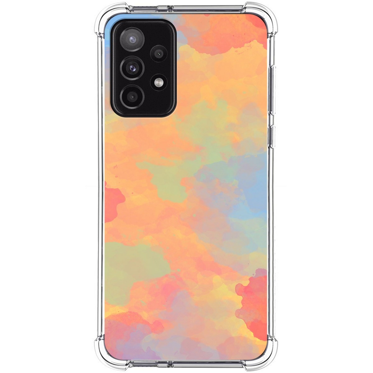 Funda Silicona Antigolpes para Samsung Galaxy A52 / A52 5G / A52s 5G diseño Acuarela 08 Dibujos