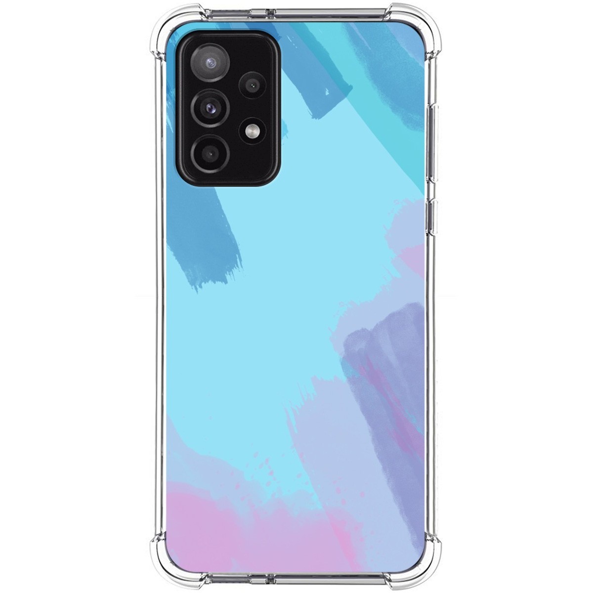 Funda Silicona Antigolpes para Samsung Galaxy A52 / A52 5G / A52s 5G diseño Acuarela 10 Dibujos