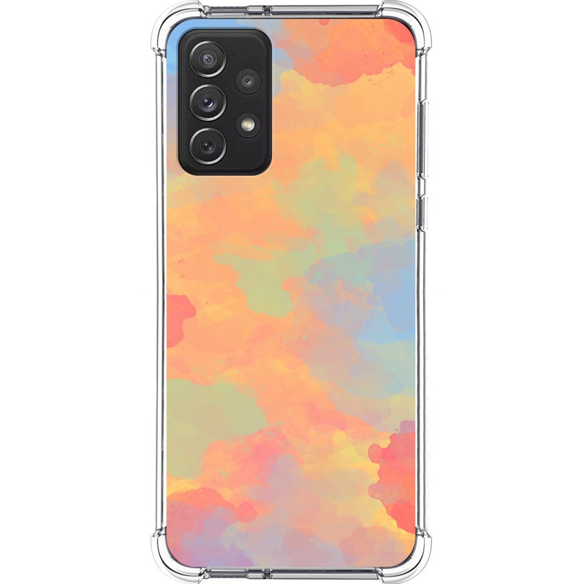 Funda Silicona Antigolpes para Samsung Galaxy A72 diseño Acuarela 08 Dibujos
