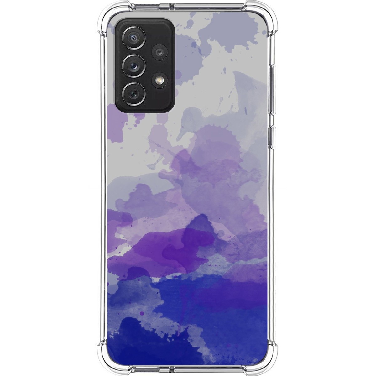 Funda Silicona Antigolpes para Samsung Galaxy A72 diseño Acuarela 09 Dibujos