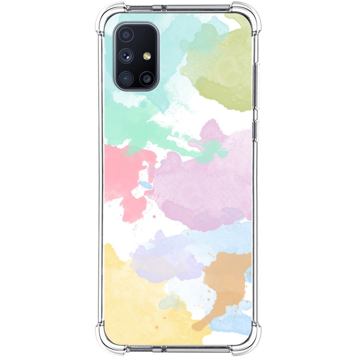 Funda Silicona Antigolpes para Samsung Galaxy M51 diseño Acuarela 11 Dibujos