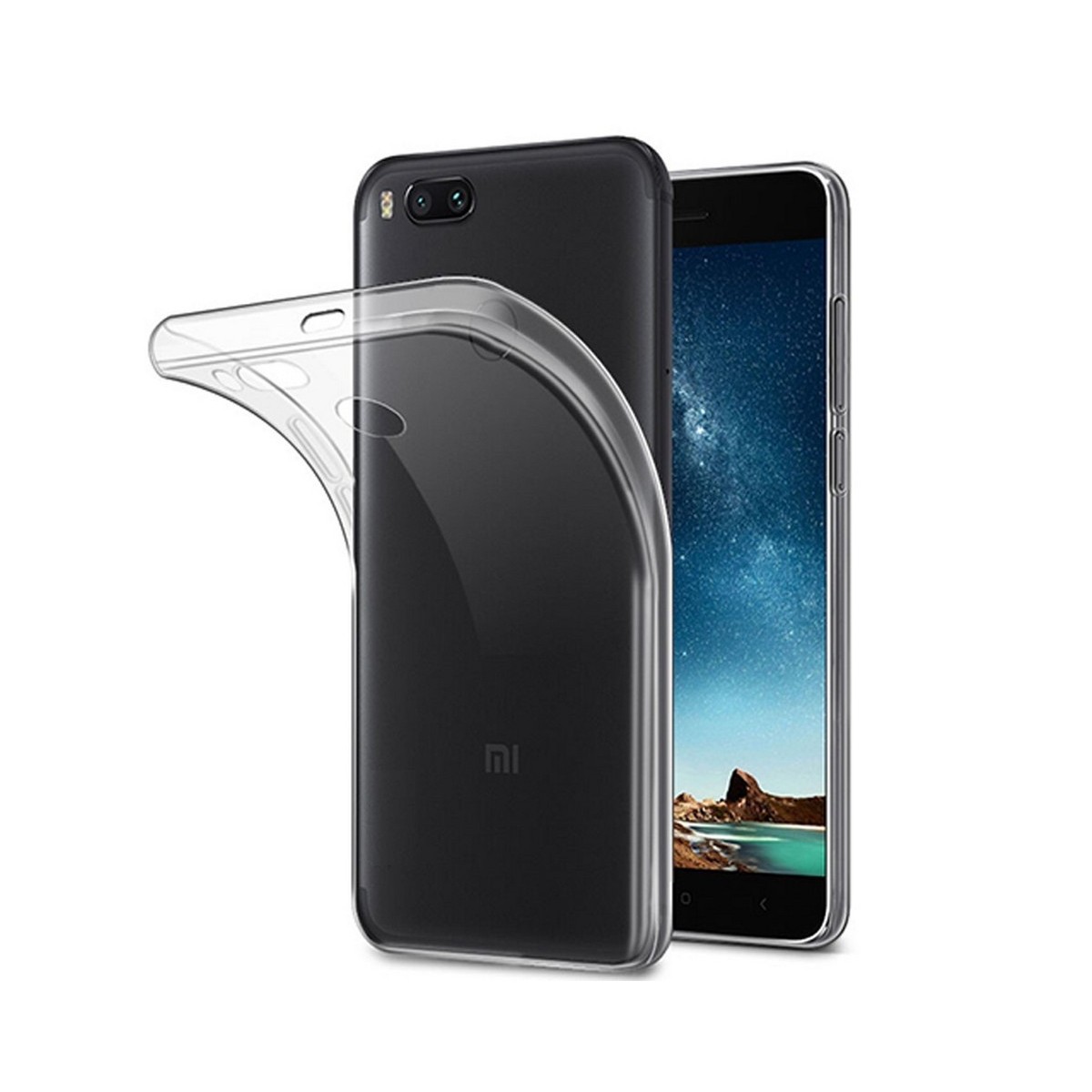 Funda Gel Tpu Fina Ultra-Thin 0,5mm Transparente para Xiaomi Mi 5X / Mi A1
