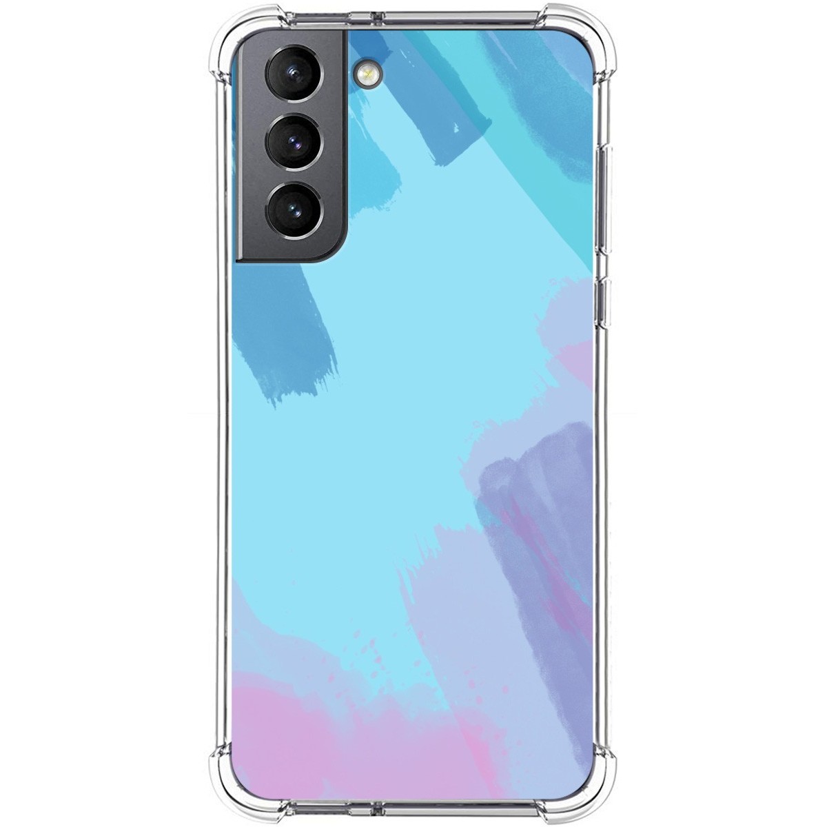 Funda Silicona Antigolpes para Samsung Galaxy S21 5G diseño Acuarela 10 Dibujos