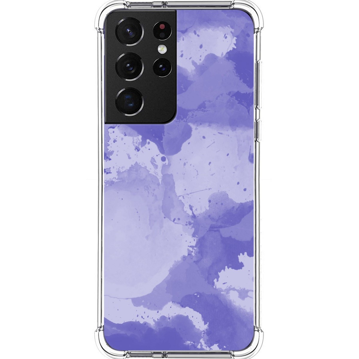 Funda Silicona Antigolpes para Samsung Galaxy S21 Ultra 5G diseño Acuarela 01 Dibujos