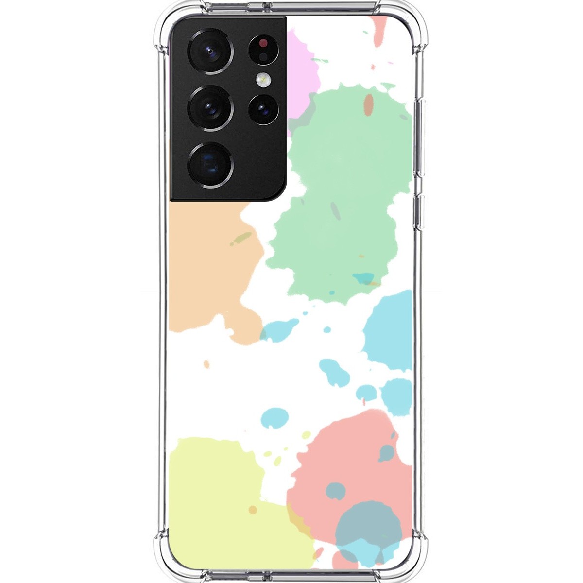 Funda Silicona Antigolpes para Samsung Galaxy S21 Ultra 5G diseño Acuarela 05 Dibujos