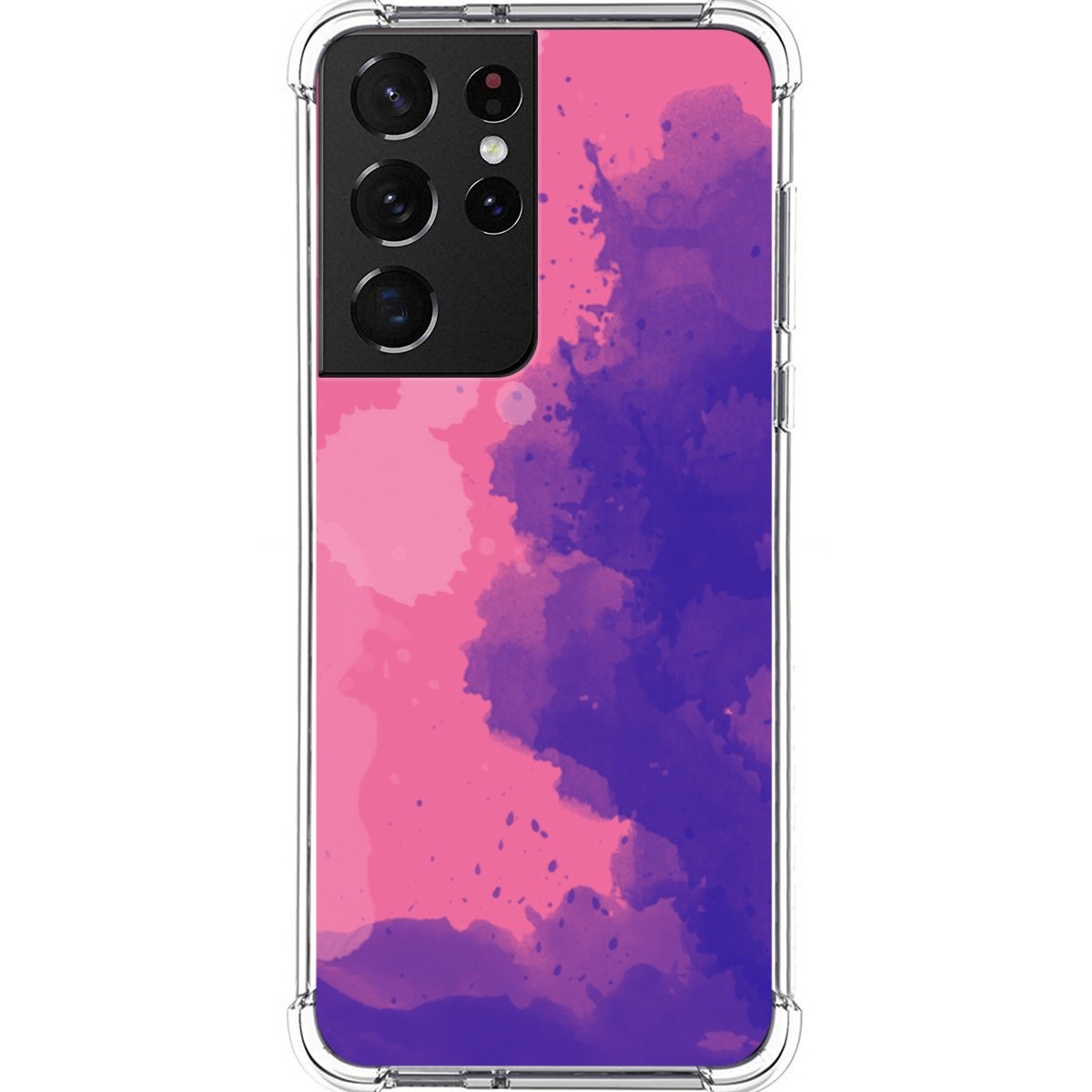 Funda Silicona Antigolpes para Samsung Galaxy S21 Ultra 5G diseño Acuarela 07 Dibujos