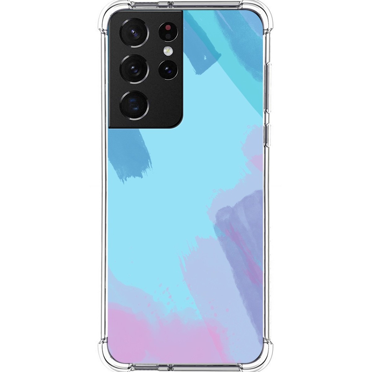 Funda Silicona Antigolpes para Samsung Galaxy S21 Ultra 5G diseño Acuarela 10 Dibujos