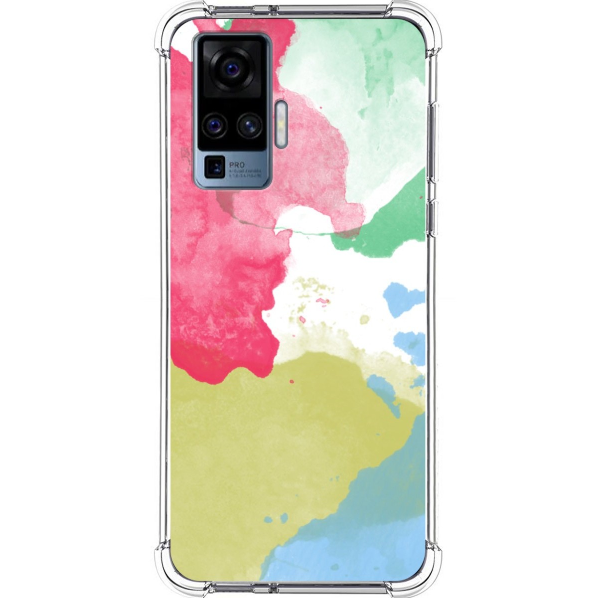 Funda Silicona Antigolpes para Vivo X51 5G diseño Acuarela 02 Dibujos
