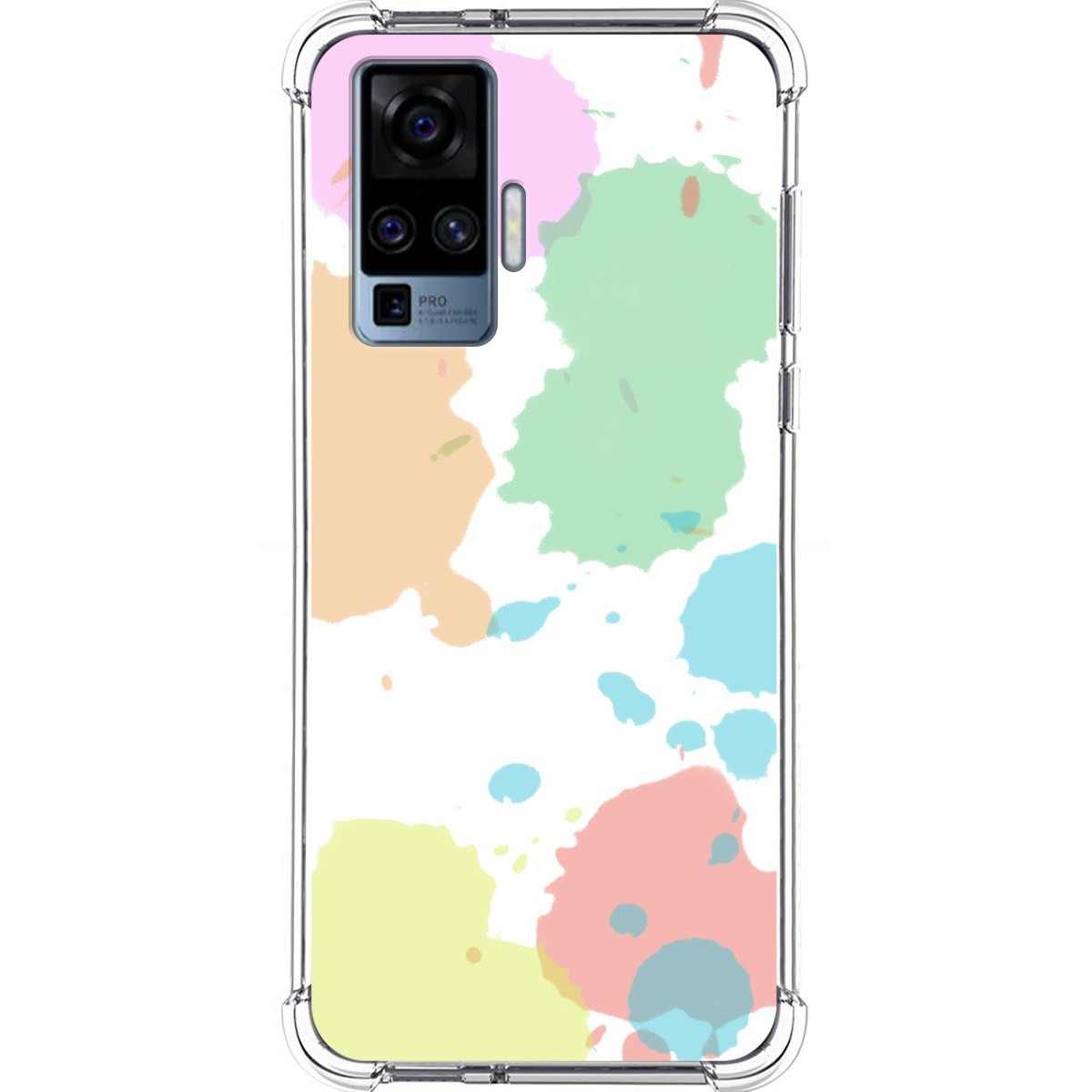 Funda Silicona Antigolpes para Vivo X51 5G diseño Acuarela 05 Dibujos