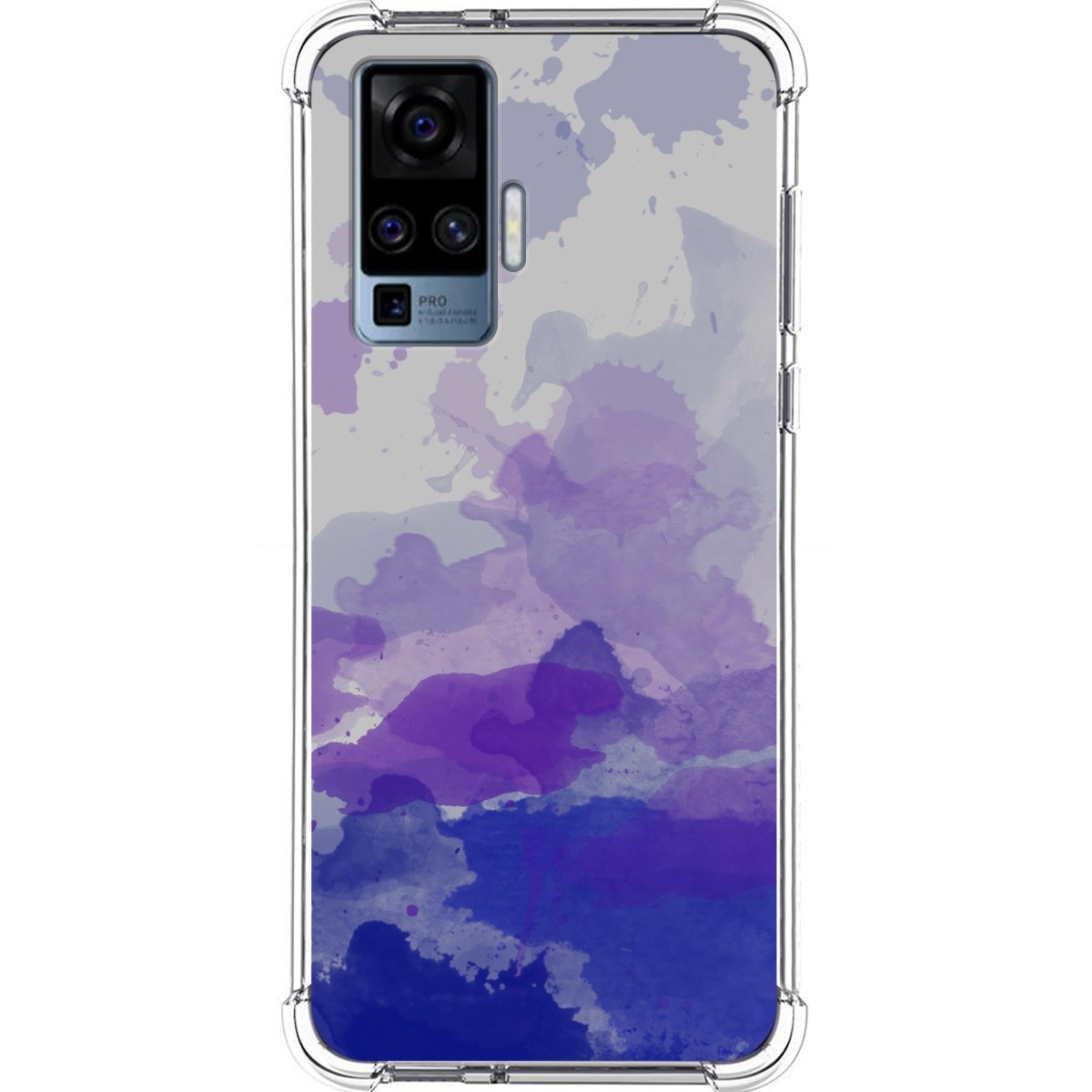 Funda Silicona Antigolpes para Vivo X51 5G diseño Acuarela 09 Dibujos