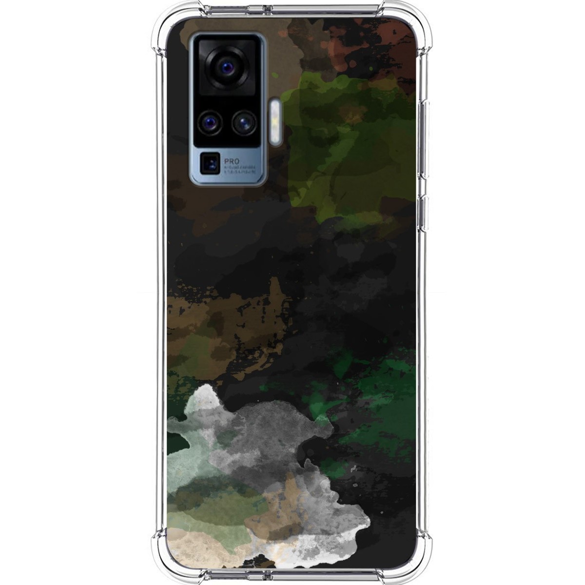 Funda Silicona Antigolpes para Vivo X51 5G diseño Acuarela 12 Dibujos