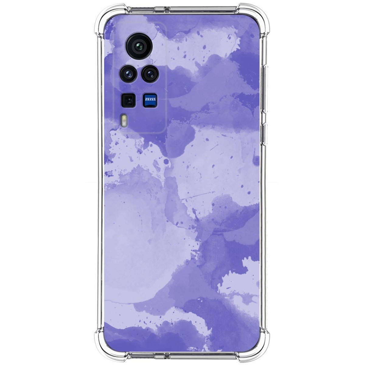 Funda Silicona Antigolpes para Vivo X60 Pro 5G diseño Acuarela 01 Dibujos