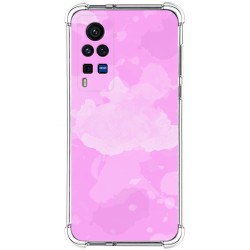 Funda Silicona Antigolpes para Vivo X60 Pro 5G diseño Acuarela 04 Dibujos