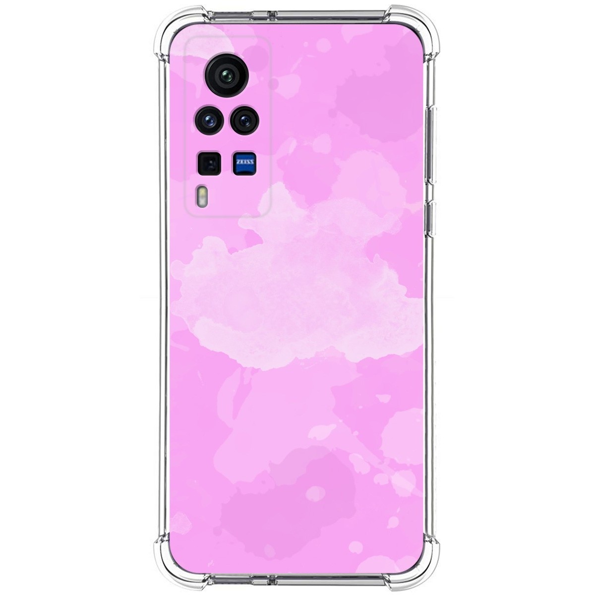 Funda Silicona Antigolpes para Vivo X60 Pro 5G diseño Acuarela 04 Dibujos