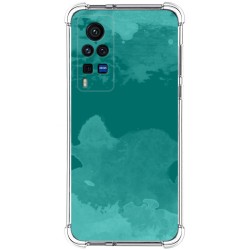Funda Silicona Antigolpes para Vivo X60 Pro 5G diseño Acuarela 06 Dibujos