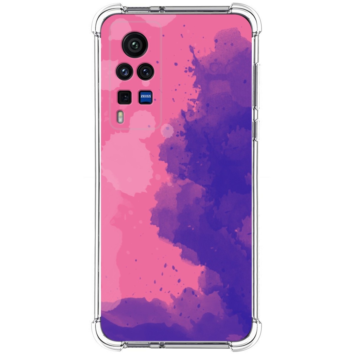 Funda Silicona Antigolpes para Vivo X60 Pro 5G diseño Acuarela 07 Dibujos