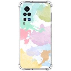 Funda Silicona Antigolpes para Vivo X60 Pro 5G diseño Acuarela 11 Dibujos