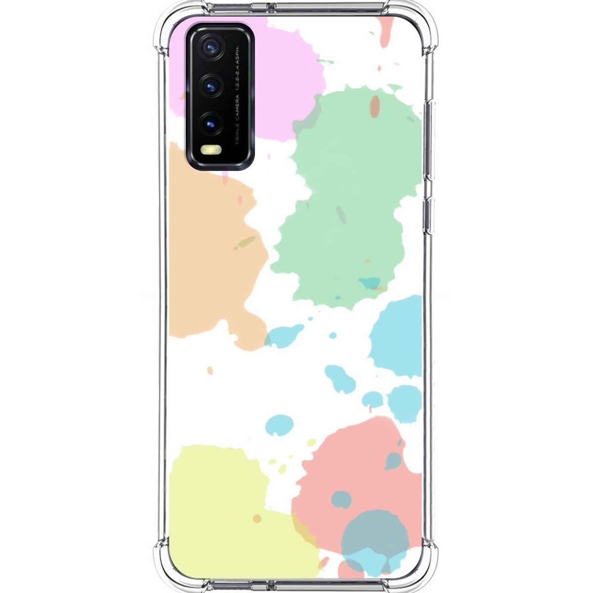 Funda Silicona Antigolpes para Vivo Y20s / Y11s diseño Acuarela 05 Dibujos