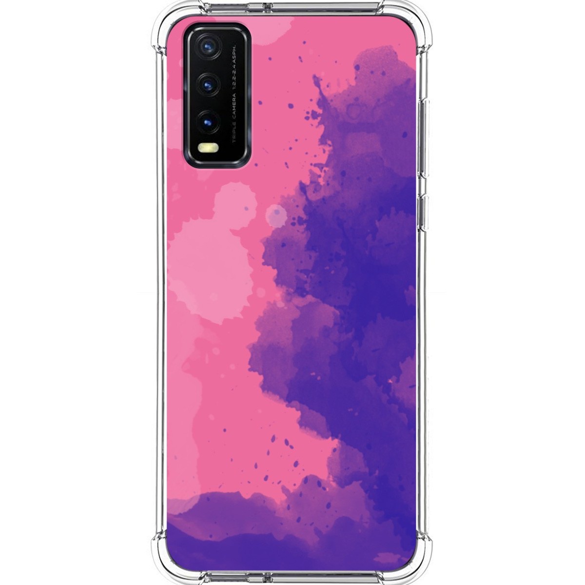 Funda Silicona Antigolpes para Vivo Y20s / Y11s diseño Acuarela 07 Dibujos