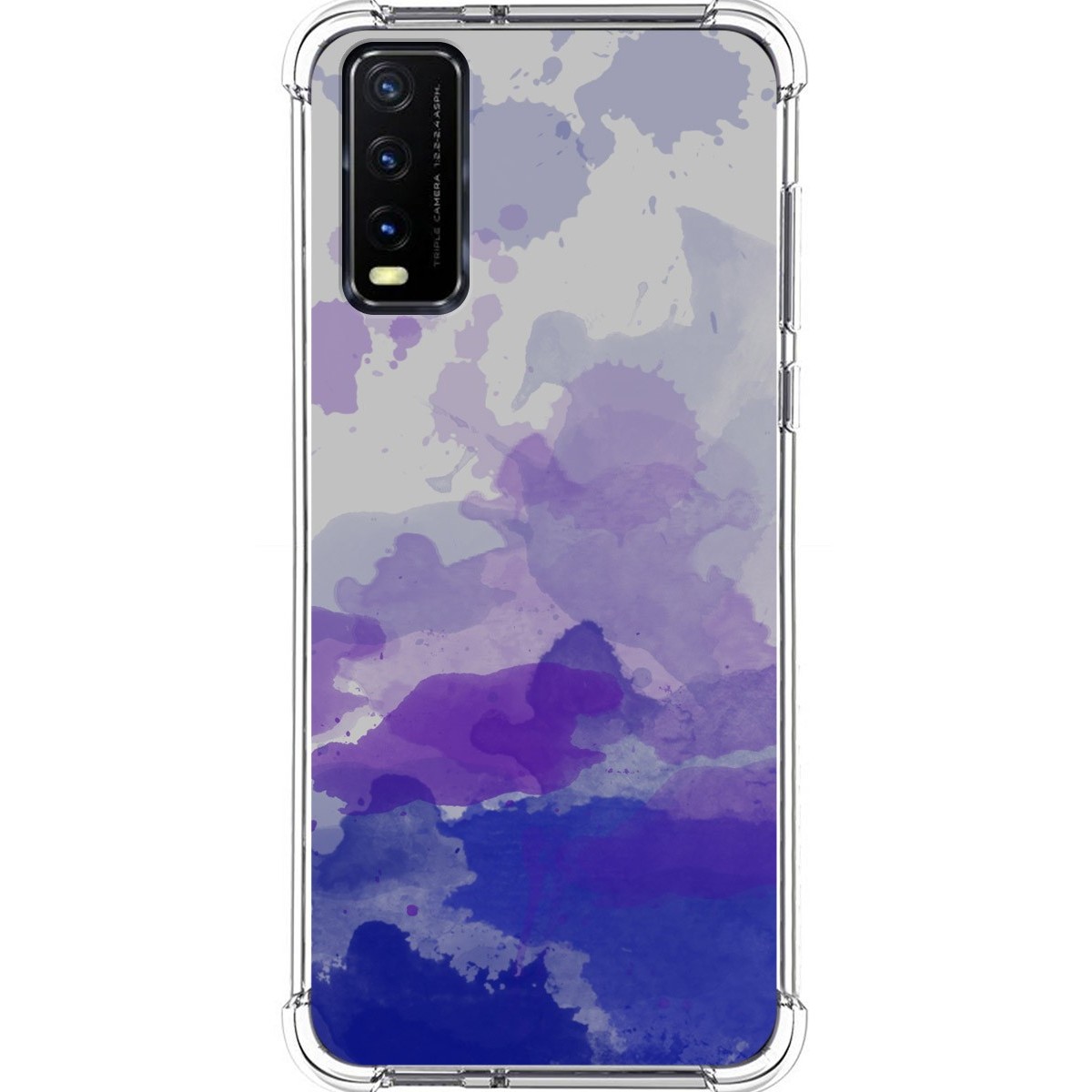 Funda Silicona Antigolpes para Vivo Y20s / Y11s diseño Acuarela 09 Dibujos