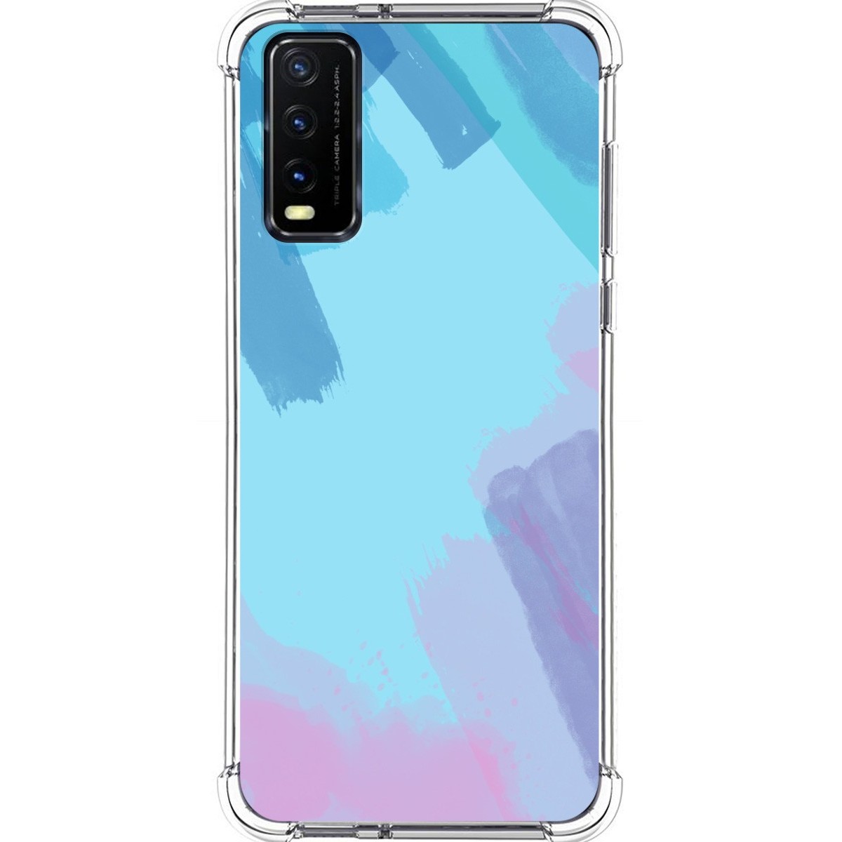 Funda Silicona Antigolpes para Vivo Y20s / Y11s diseño Acuarela 10 Dibujos