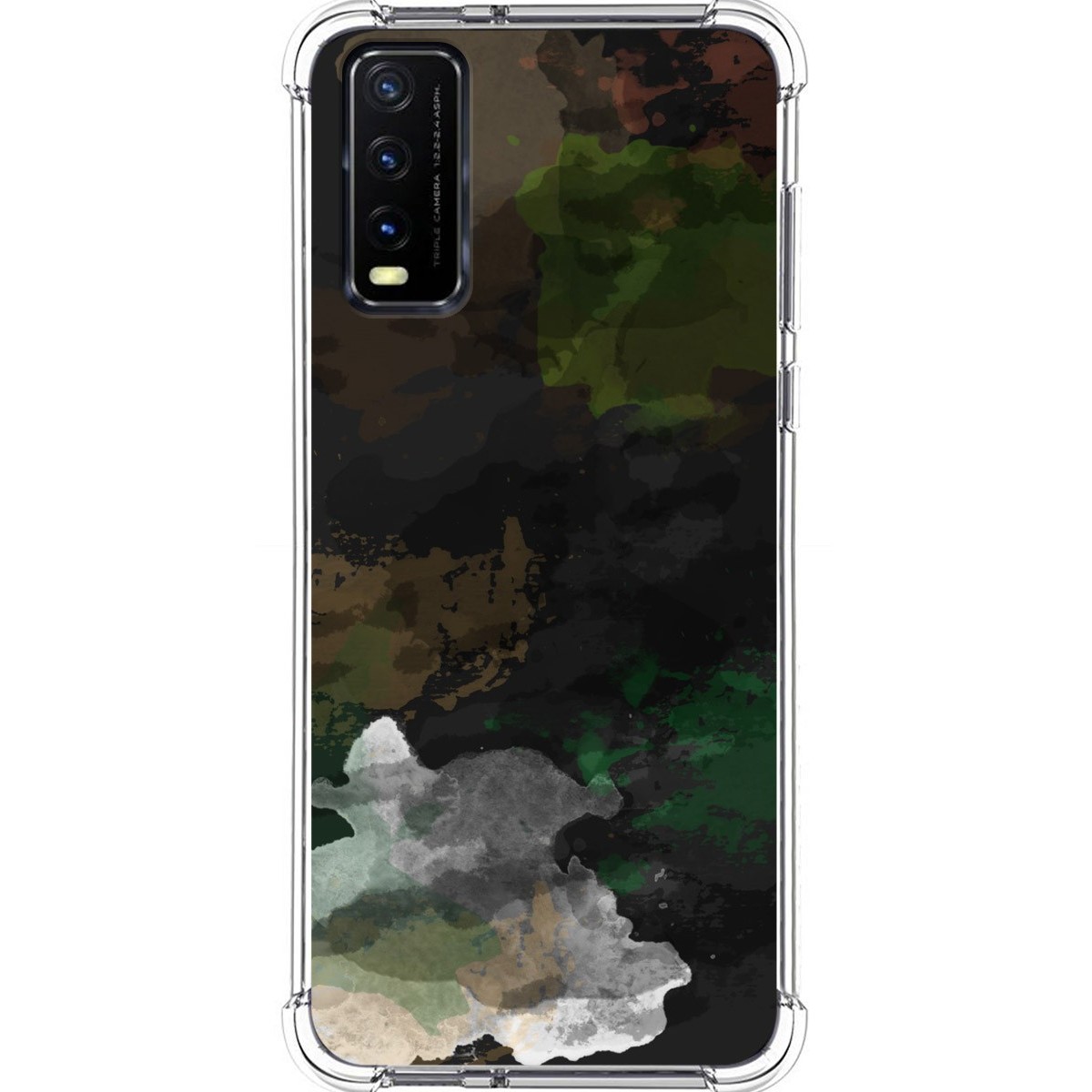 Funda Silicona Antigolpes para Vivo Y20s / Y11s diseño Acuarela 12 Dibujos
