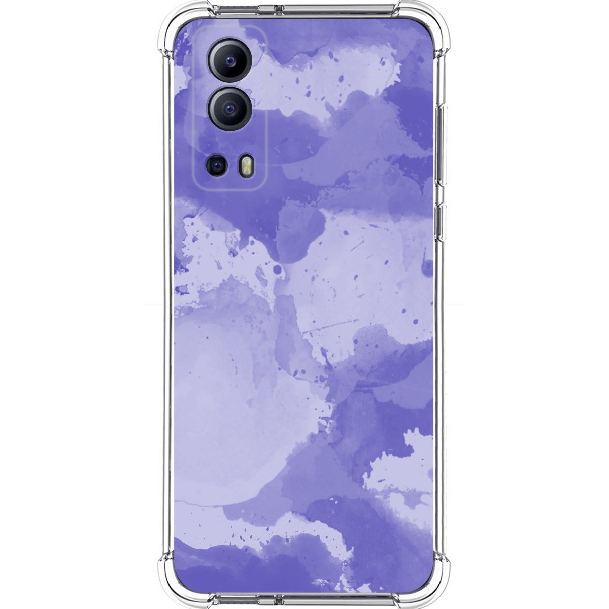 Funda Silicona Antigolpes para Vivo Y52 5G / Y72 5G diseño Acuarela 01 Dibujos