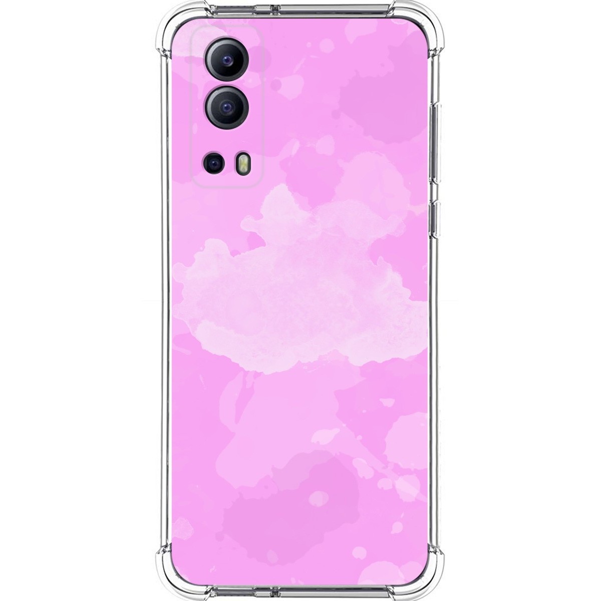 Funda Silicona Antigolpes para Vivo Y52 5G / Y72 5G diseño Acuarela 04 Dibujos