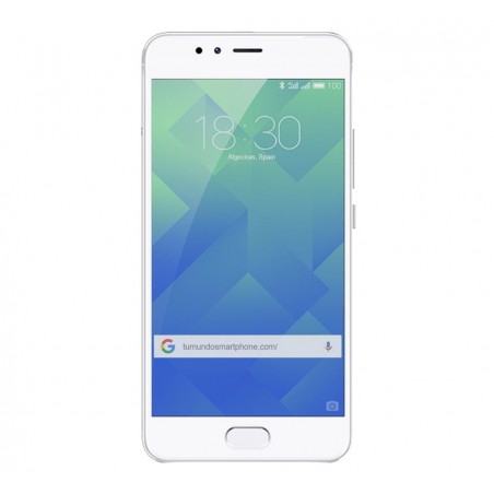 Protector Cristal Templado Frontal Completo Blanco para Meizu M5S  Vidrio
