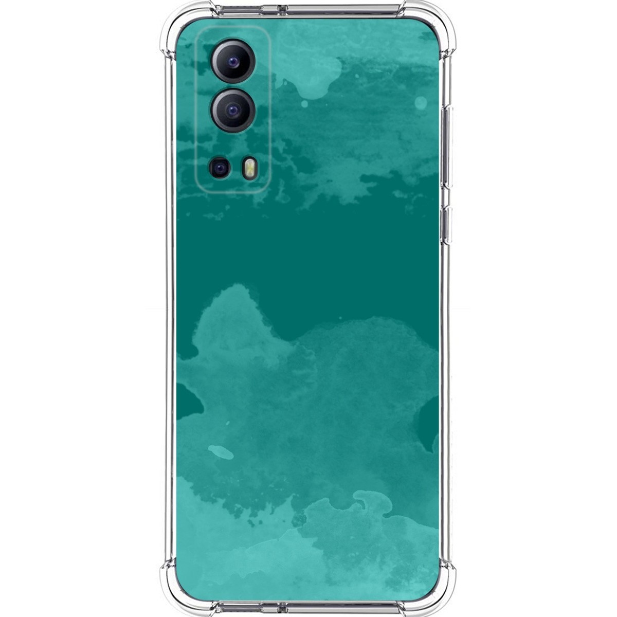 Funda Silicona Antigolpes para Vivo Y52 5G / Y72 5G diseño Acuarela 06 Dibujos