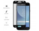 Protector Cristal Templado Frontal Completo Negro para Samsung Galaxy J3 (2017) Vidrio
