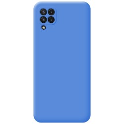 Funda Silicona Líquida Ultra Suave para Samsung Galaxy A22 4G / M22 color Azul