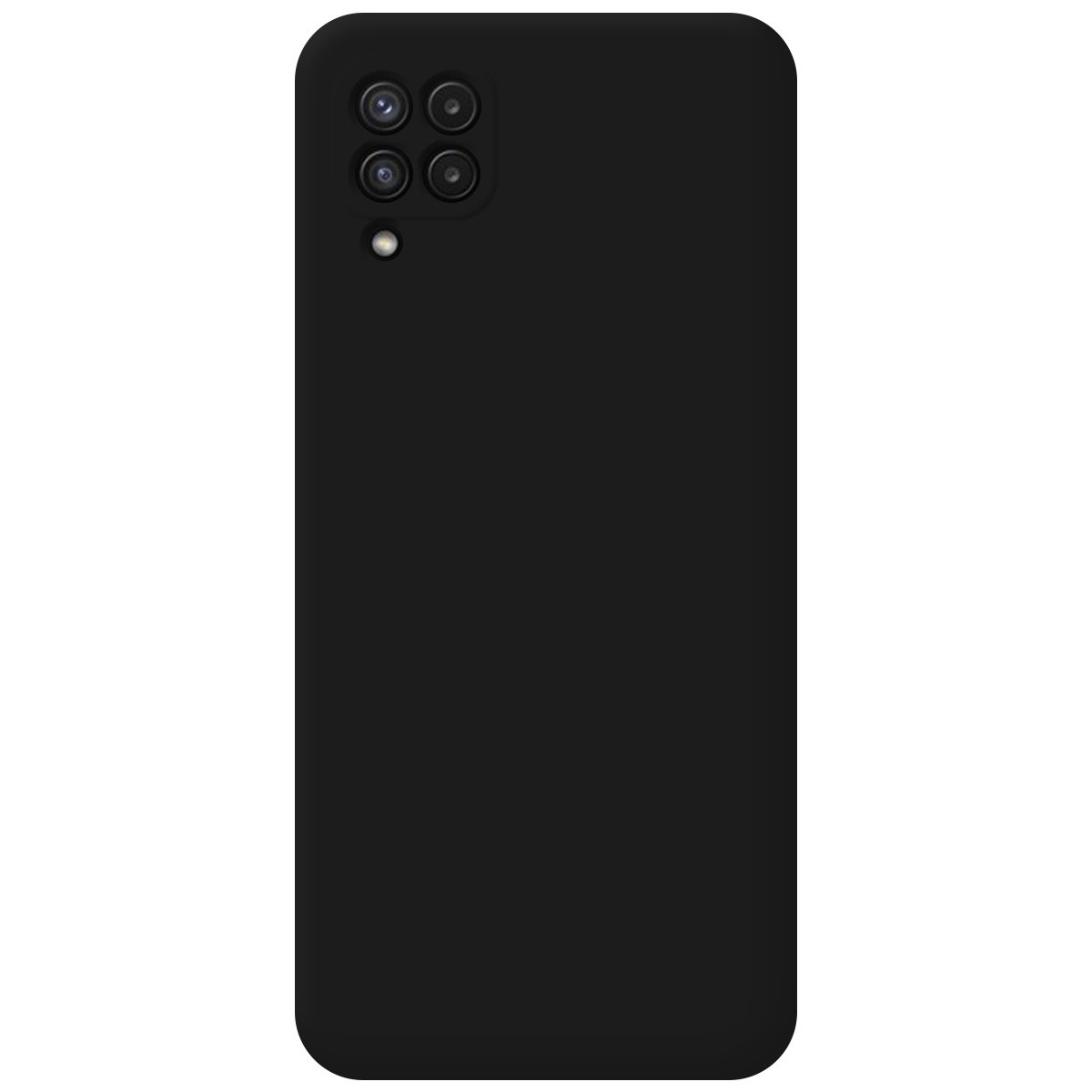 Funda Silicona Líquida Ultra Suave para Samsung Galaxy A22 4G / M22 color Negra