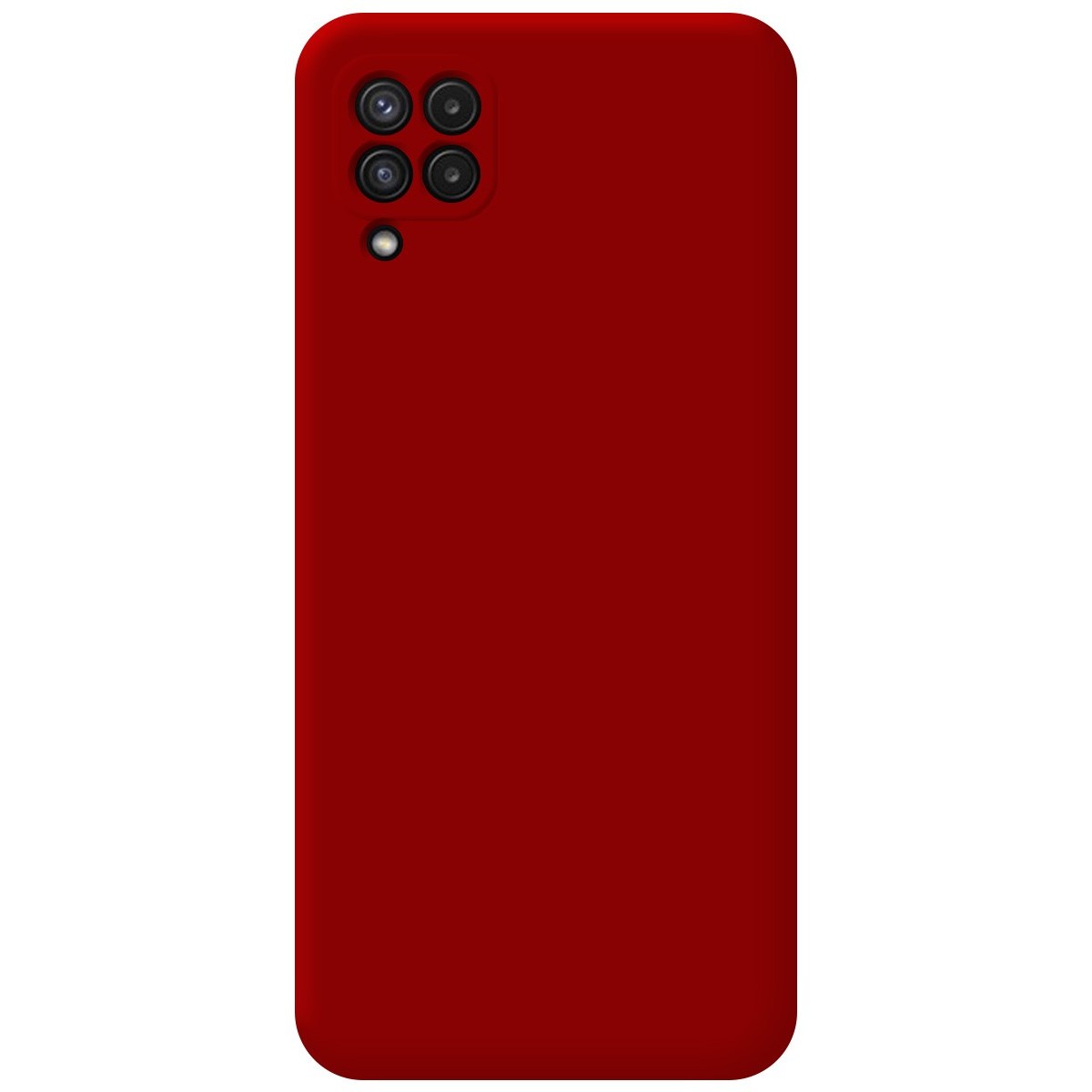 Funda Silicona Líquida Ultra Suave para Samsung Galaxy A22 4G / M22 color Roja