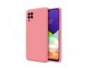 Funda Silicona Líquida Ultra Suave para Samsung Galaxy A22 4G / M22 color Rosa