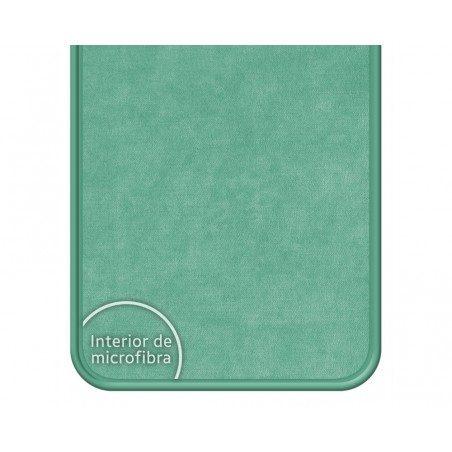 Funda Silicona Líquida Ultra Suave para Samsung Galaxy A22 4G / M22 color Verde