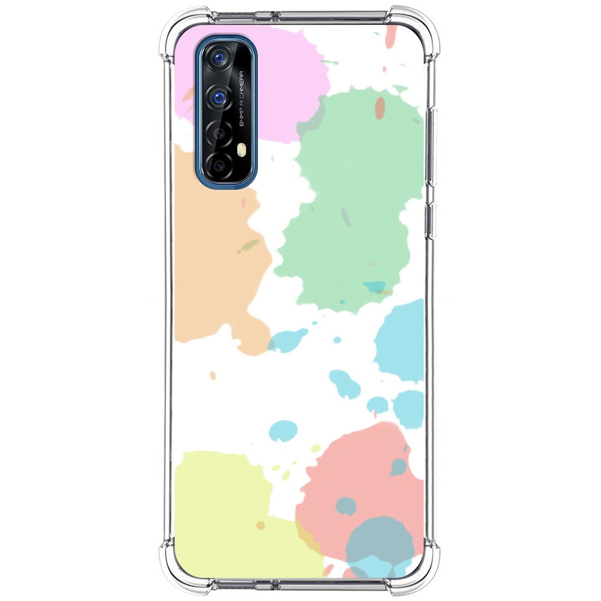 Funda Silicona Antigolpes para Realme 7 diseño Acuarela 05 Dibujos