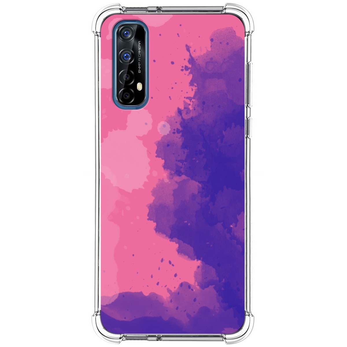 Funda Silicona Antigolpes para Realme 7 diseño Acuarela 07 Dibujos