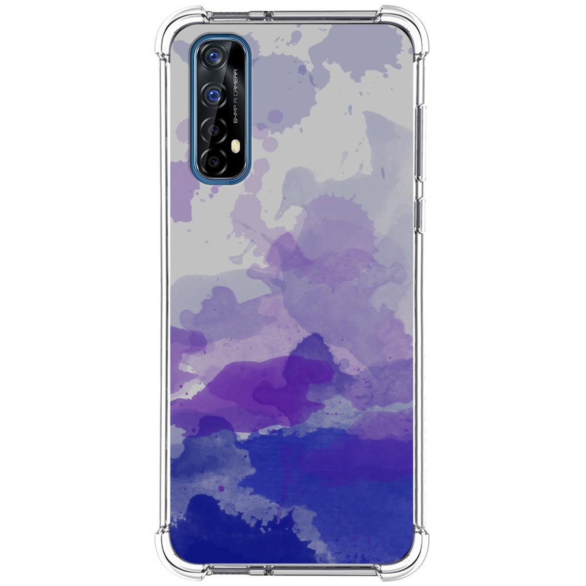 Funda Silicona Antigolpes para Realme 7 diseño Acuarela 09 Dibujos