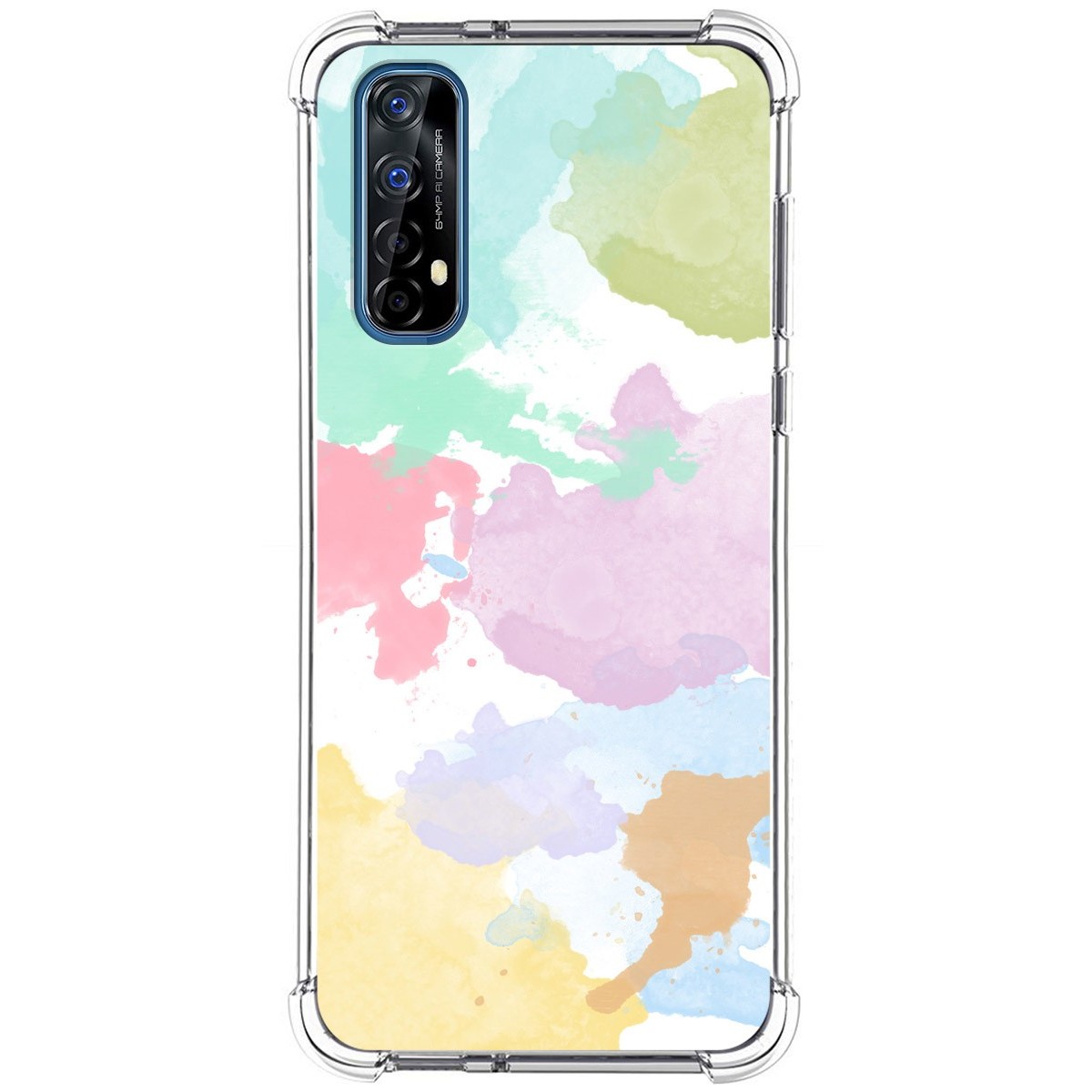 Funda Silicona Antigolpes para Realme 7 diseño Acuarela 11 Dibujos