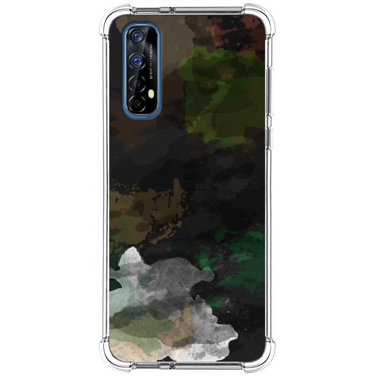 Funda Silicona Antigolpes para Realme 7 diseño Acuarela 12 Dibujos