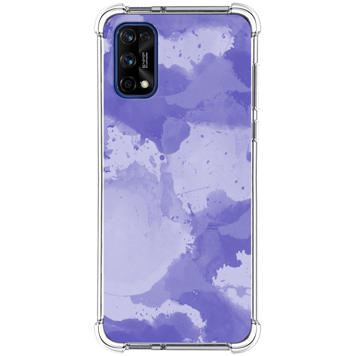 Funda Silicona Antigolpes para Realme 7 Pro diseño Acuarela 01 Dibujos