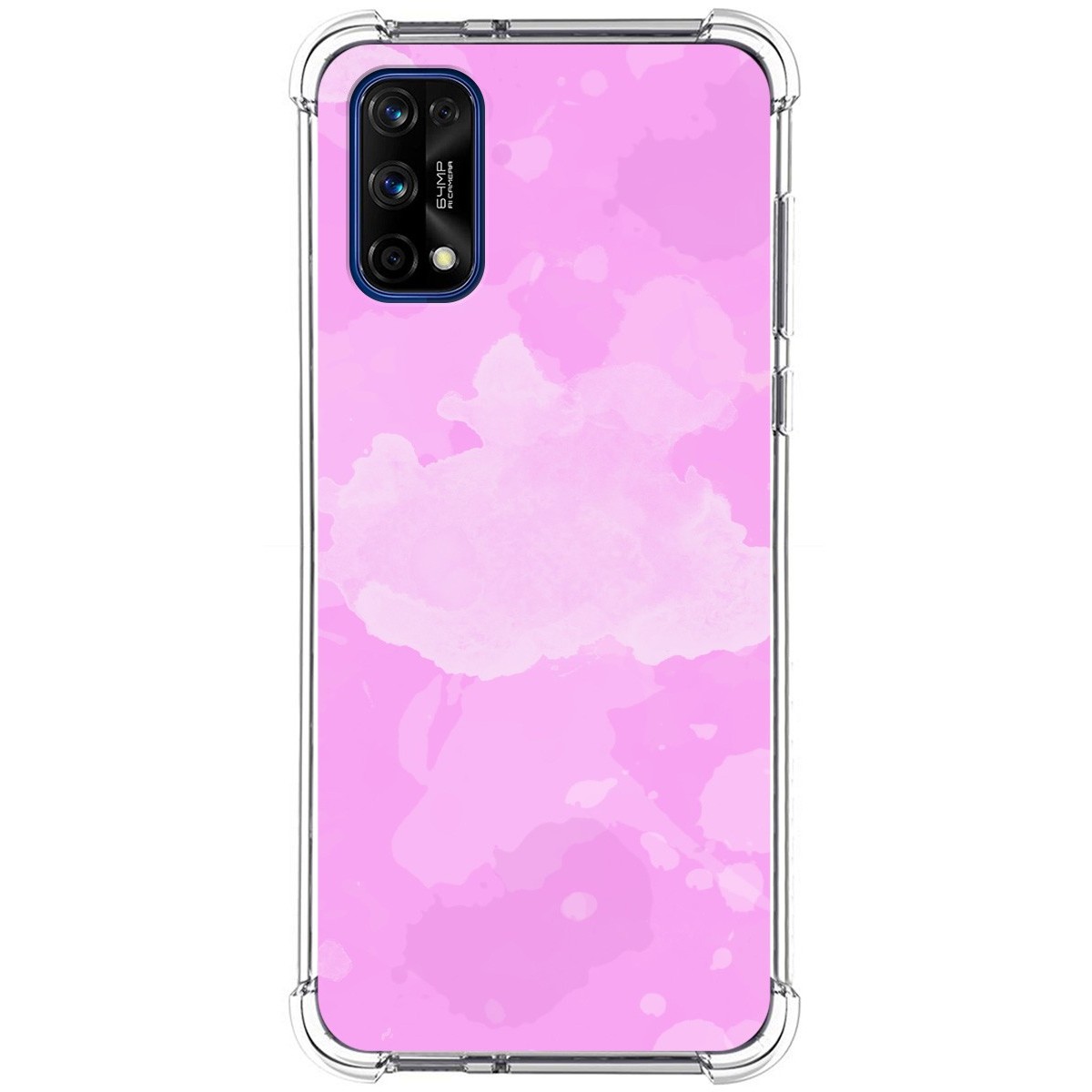 Funda Silicona Antigolpes para Realme 7 Pro diseño Acuarela 04 Dibujos