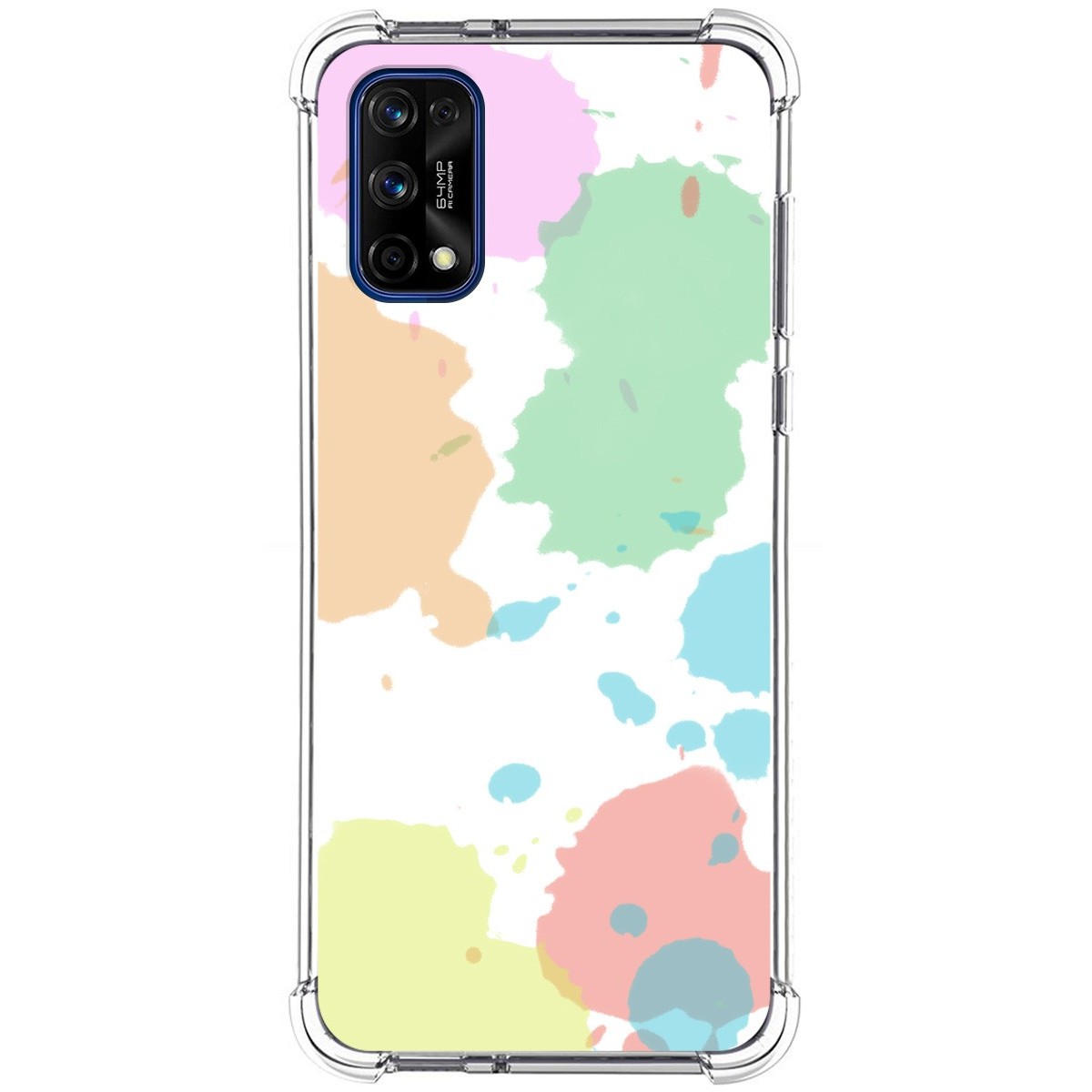 Funda Silicona Antigolpes para Realme 7 Pro diseño Acuarela 05 Dibujos