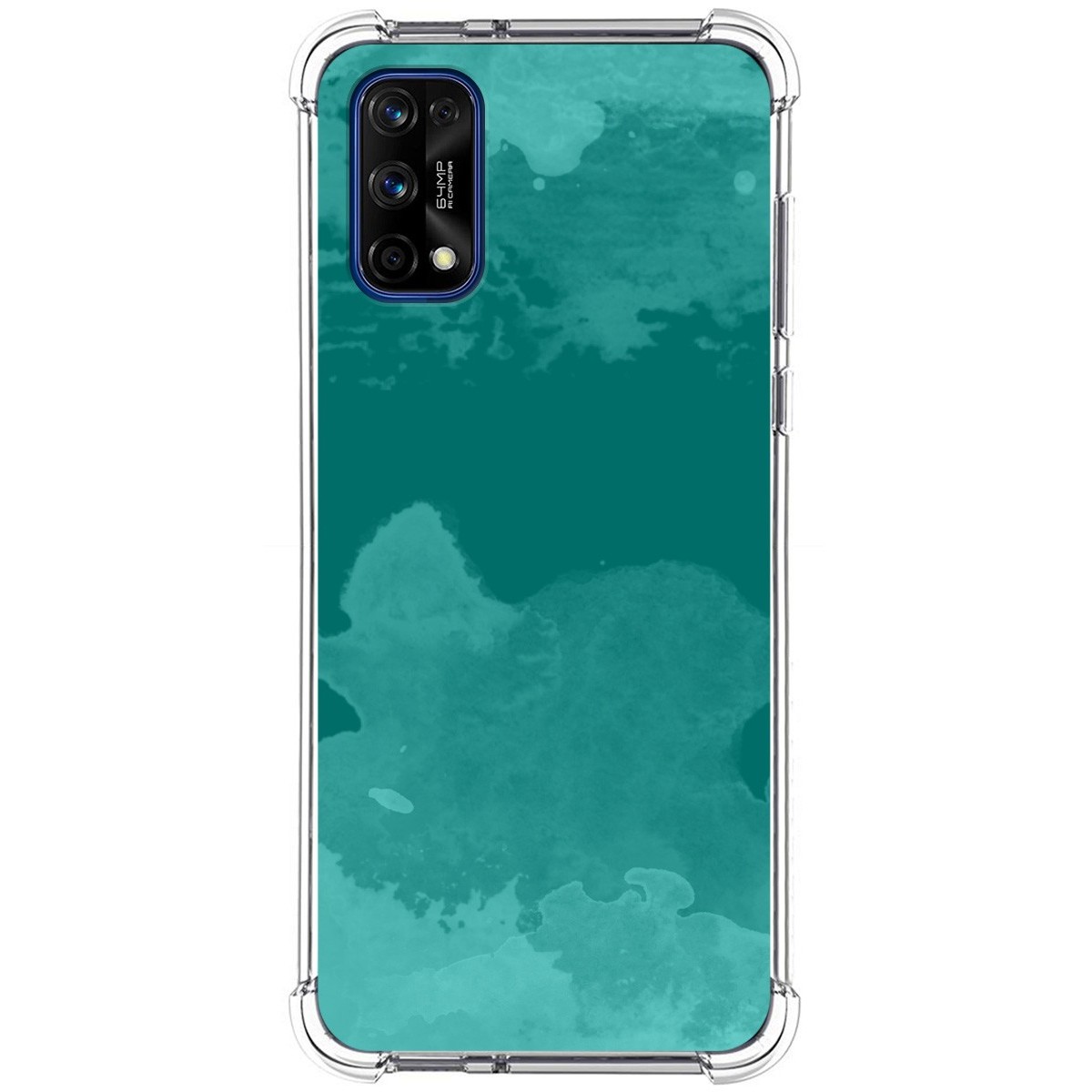 Funda Silicona Antigolpes para Realme 7 Pro diseño Acuarela 06 Dibujos