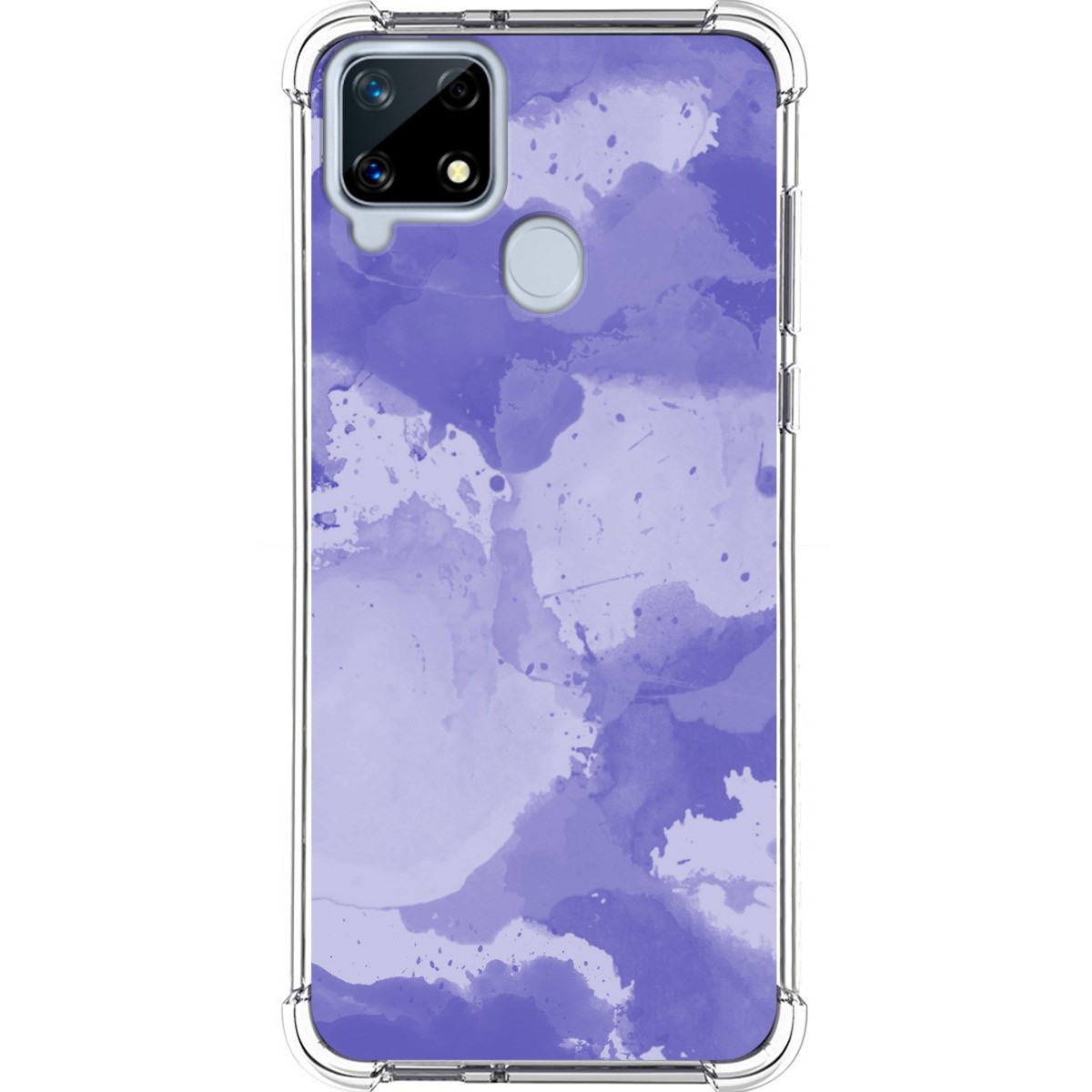 Funda Silicona Antigolpes para Realme 7i / Narzo 30A diseño Acuarela 01 Dibujos