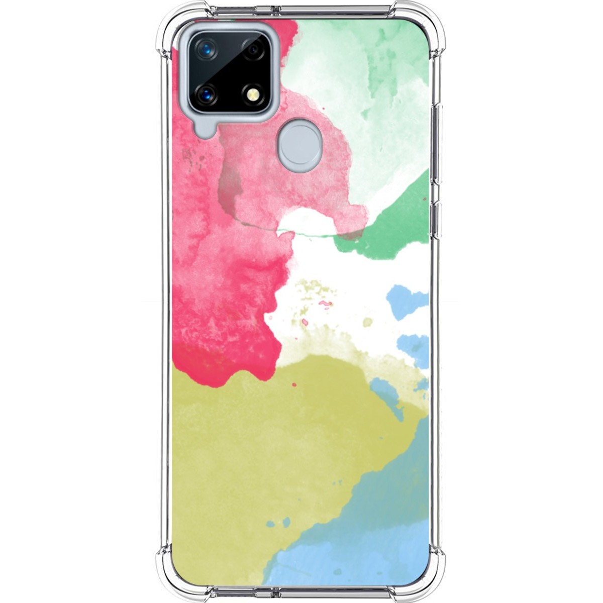 Funda Silicona Antigolpes para Realme 7i / Narzo 30A diseño Acuarela 02 Dibujos